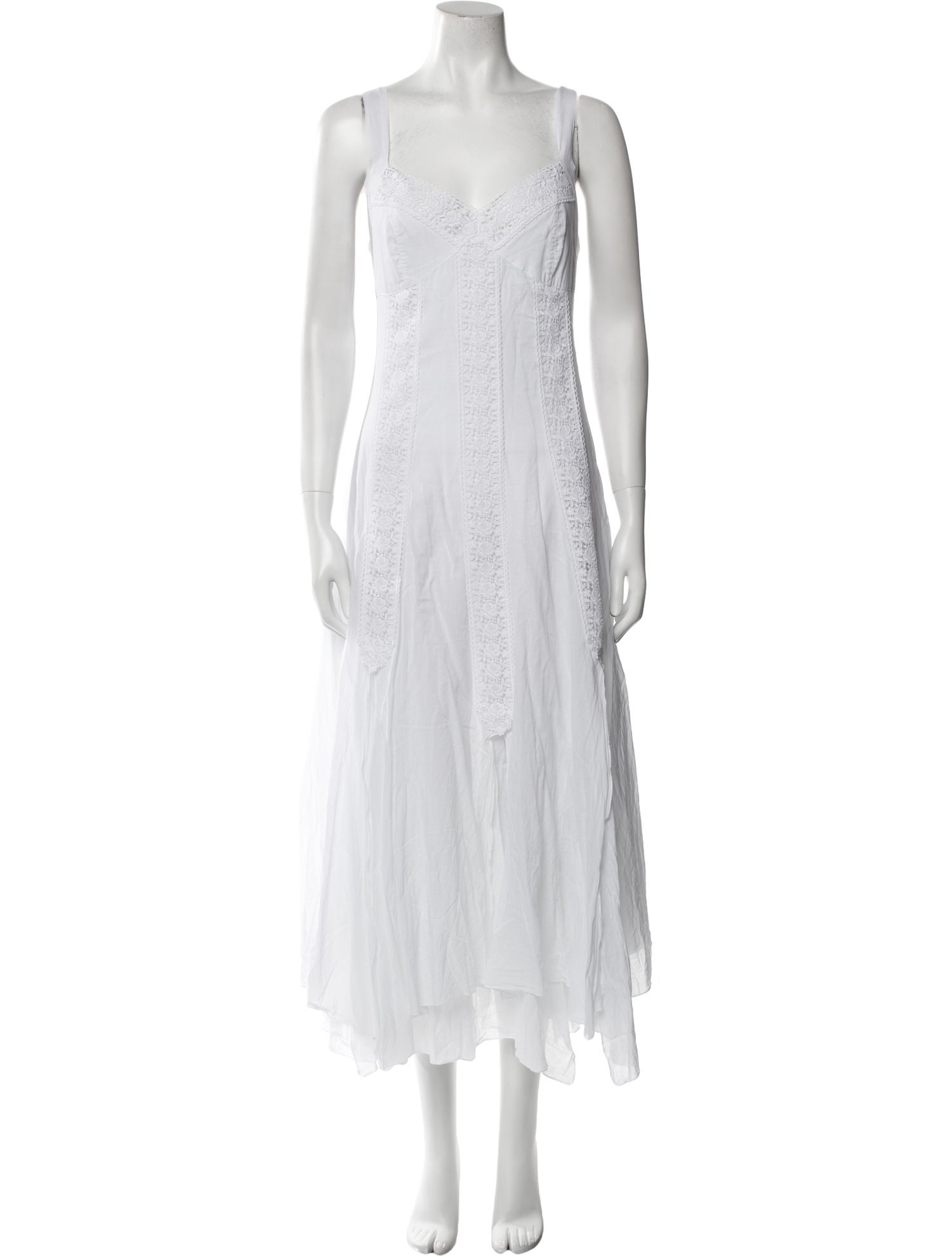 Charo Ruiz Square Neckline Long Dress