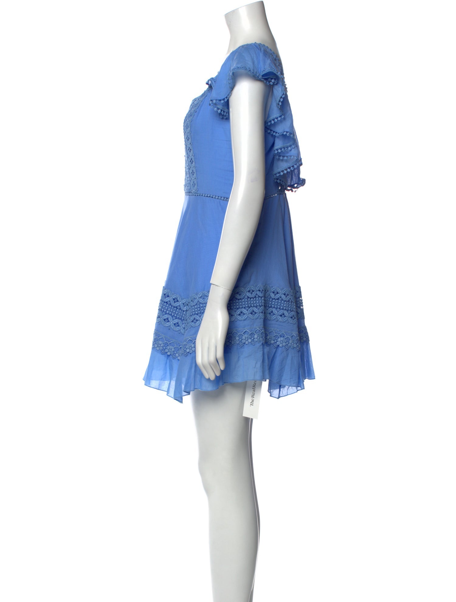 Charo Ruiz V-Neck Mini Dress