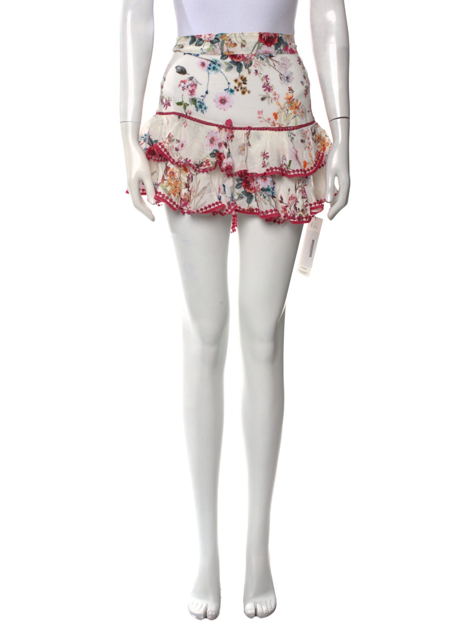 Charo Ruiz Floral Print Mini Skirt