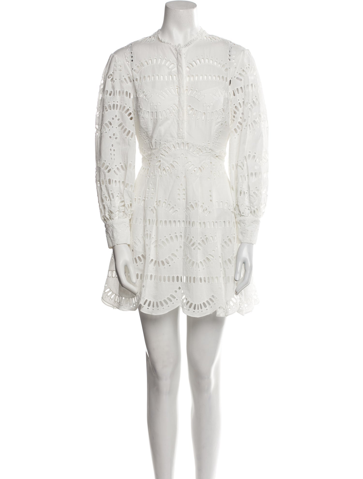 Charo Ruiz Mock Neck Mini Dress