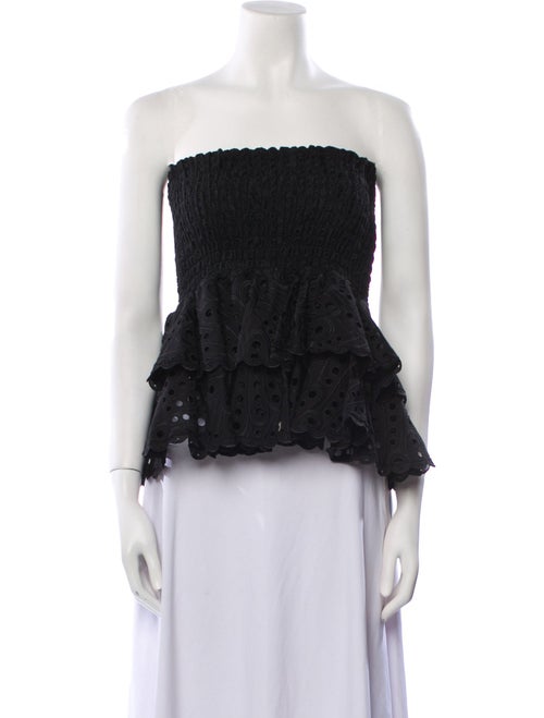 Charo Ruiz Strapless Crop Top