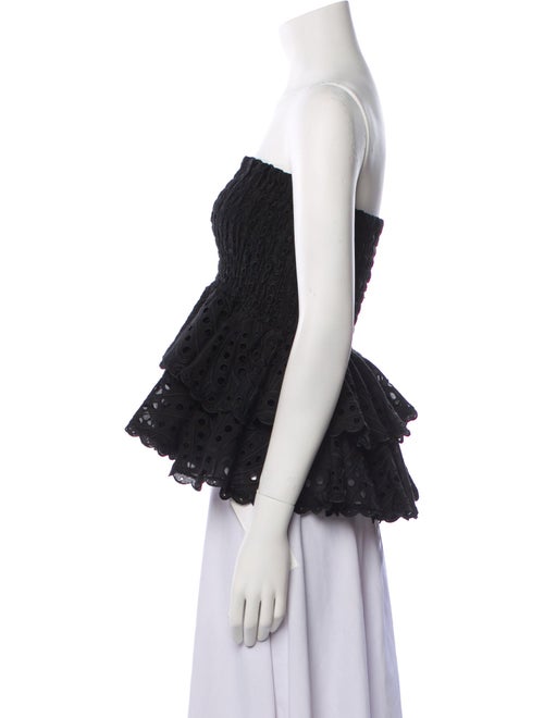 Charo Ruiz Strapless Crop Top