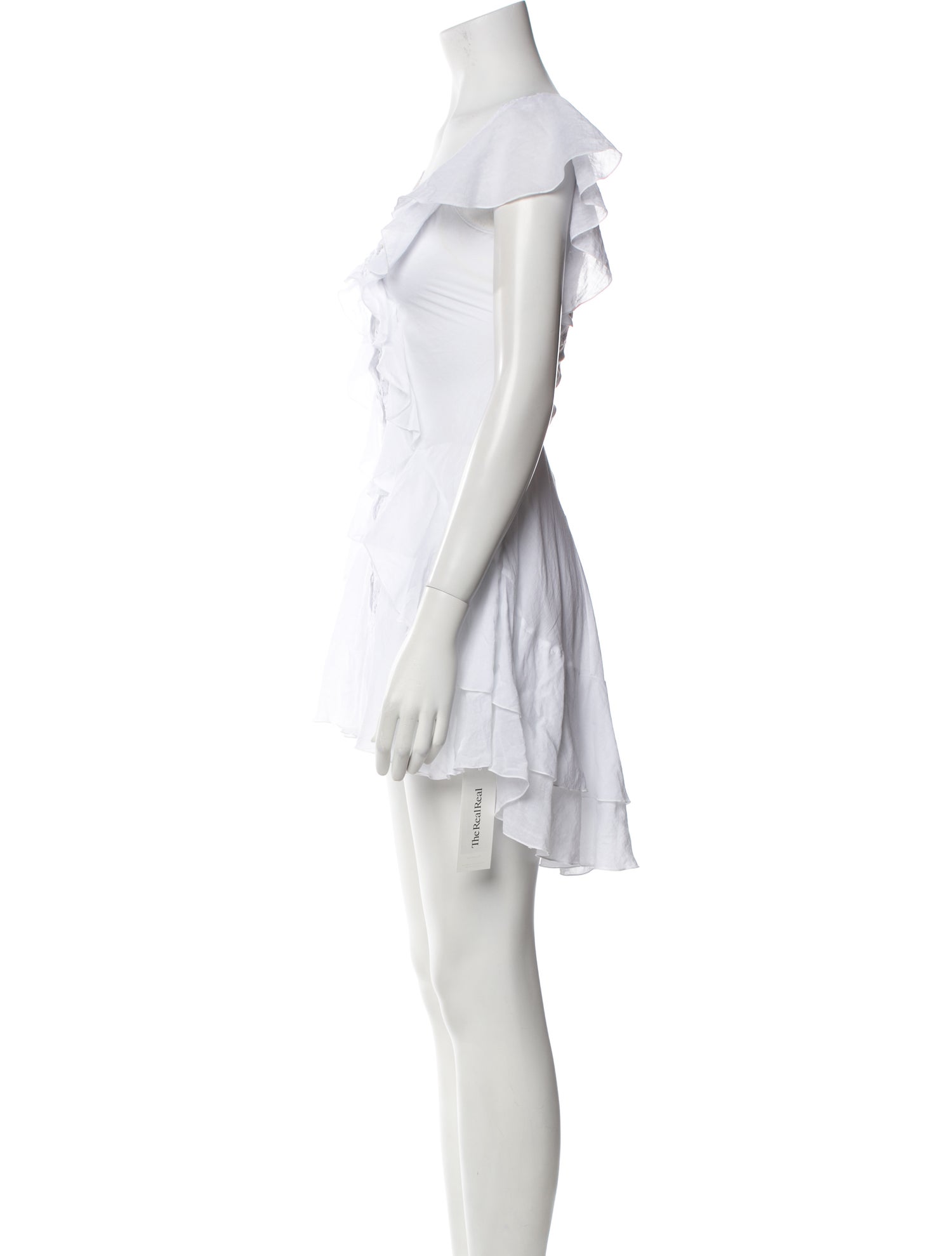 Charo Ruiz V-Neck Mini Dress