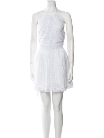 Charo Ruiz Halterneck Mini Dress