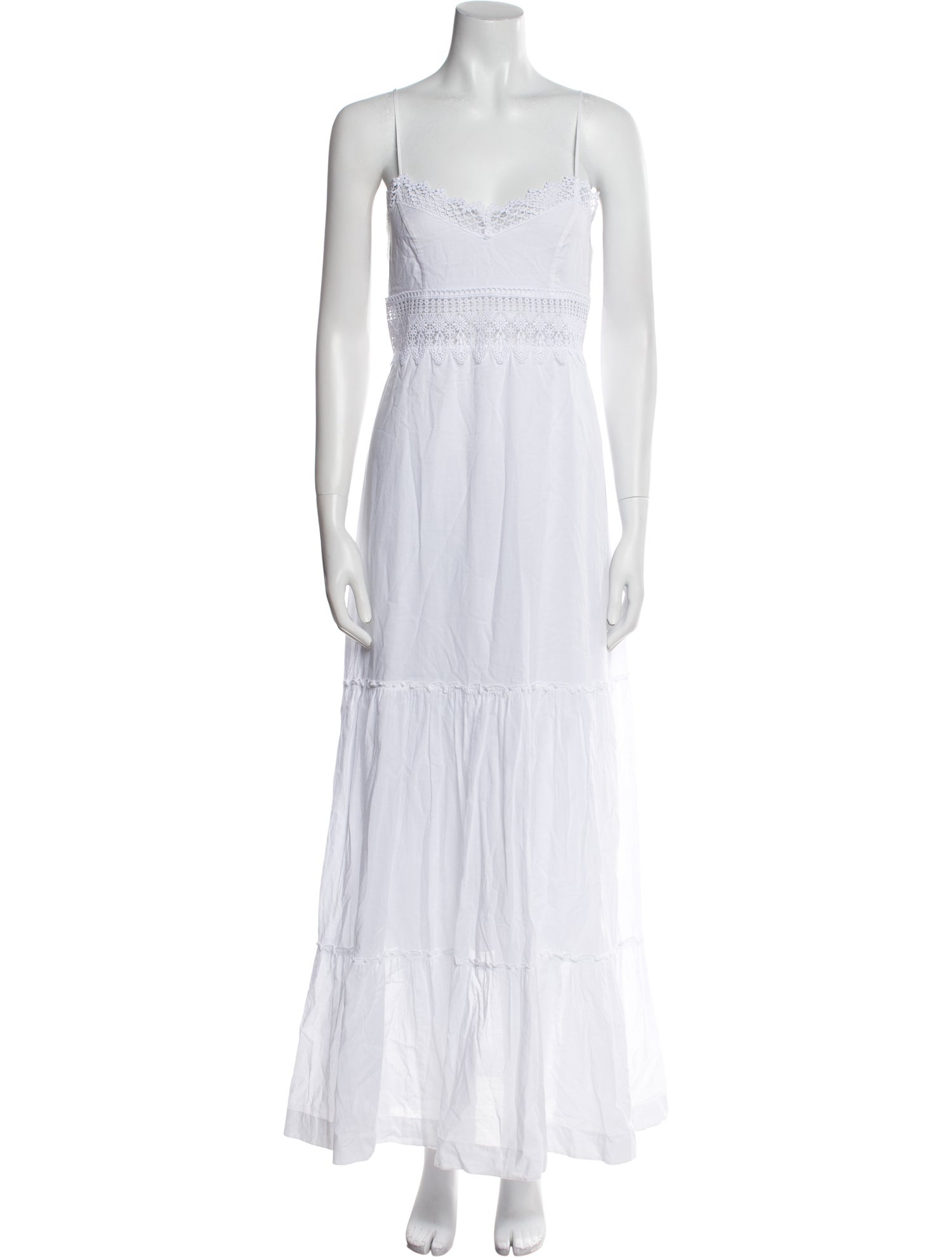 Charo Ruiz Square Neckline Long Dress