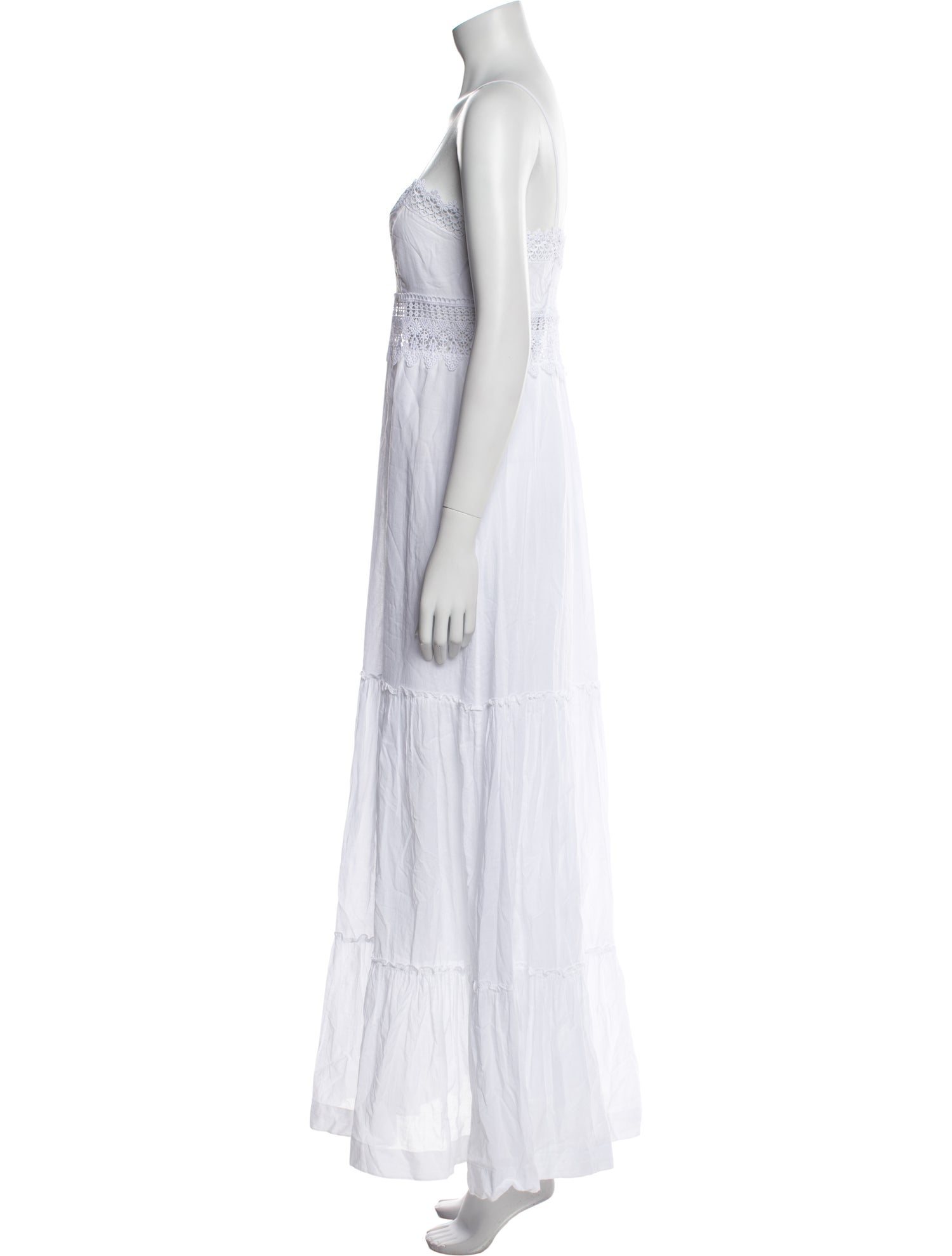 Charo Ruiz Square Neckline Long Dress
