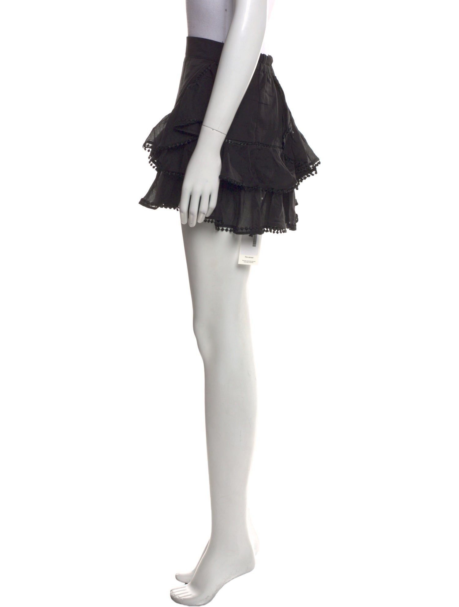 Charo Ruiz Lasercut Accents Mini Skirt