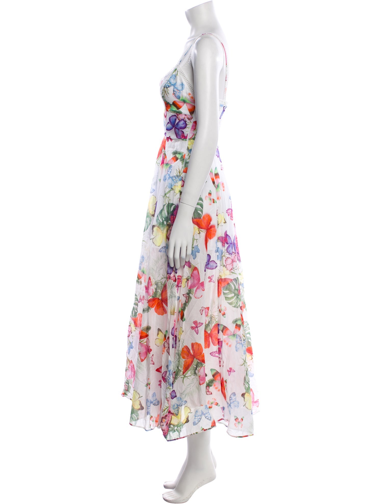 Charo Ruiz Floral Print Long Dress w/ Tags