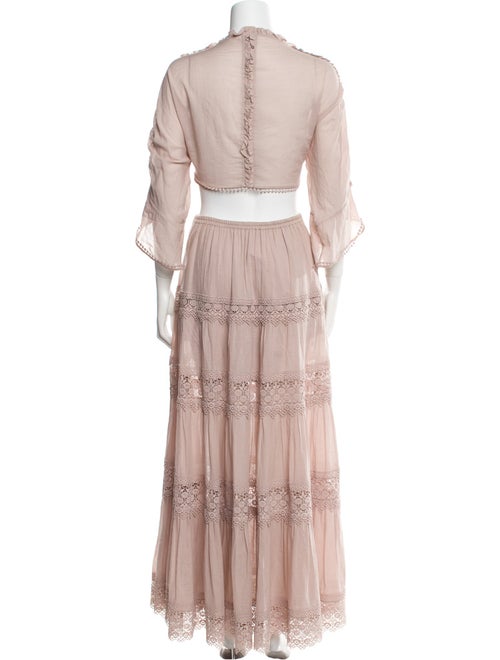 Charo Ruiz Lace Pattern Skirt Set