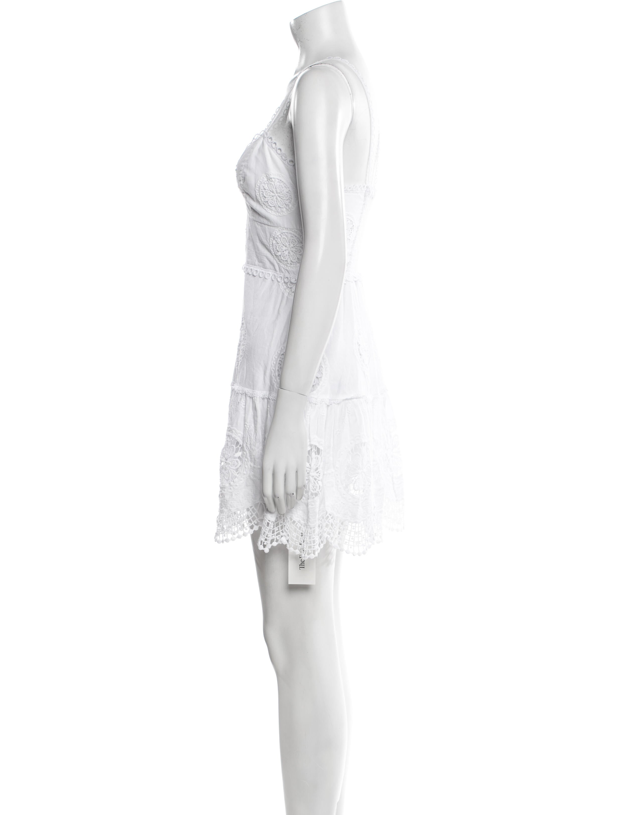 Charo Ruiz V-Neck Mini Dress