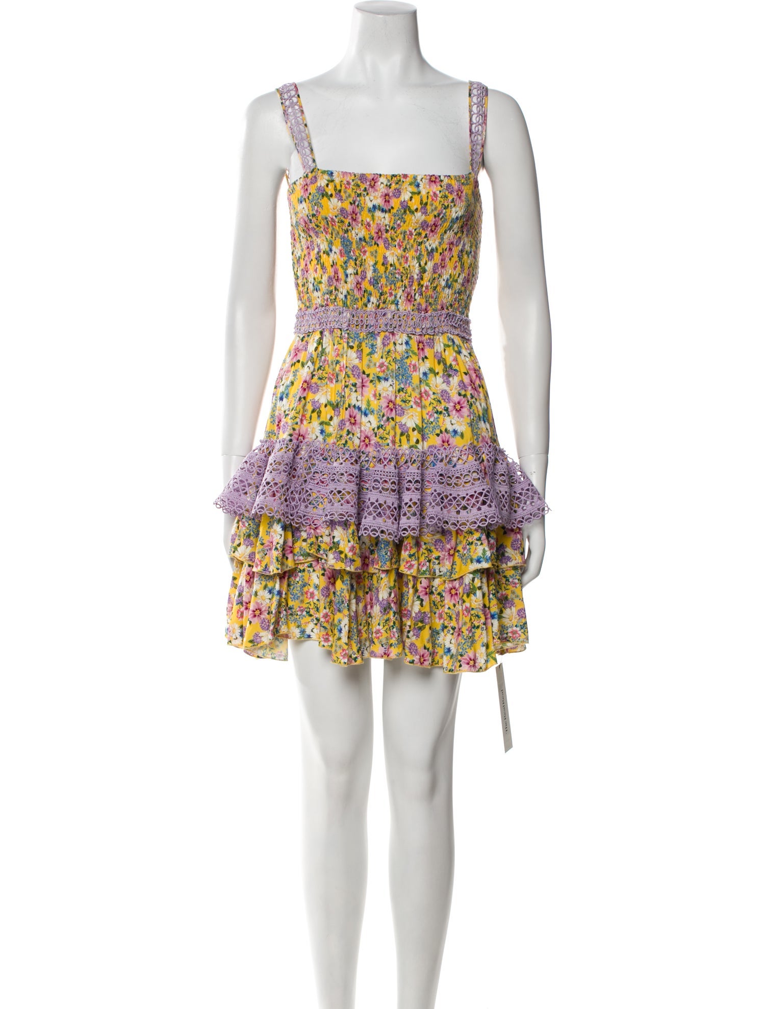 Charo Ruiz Floral Print Mini Dress