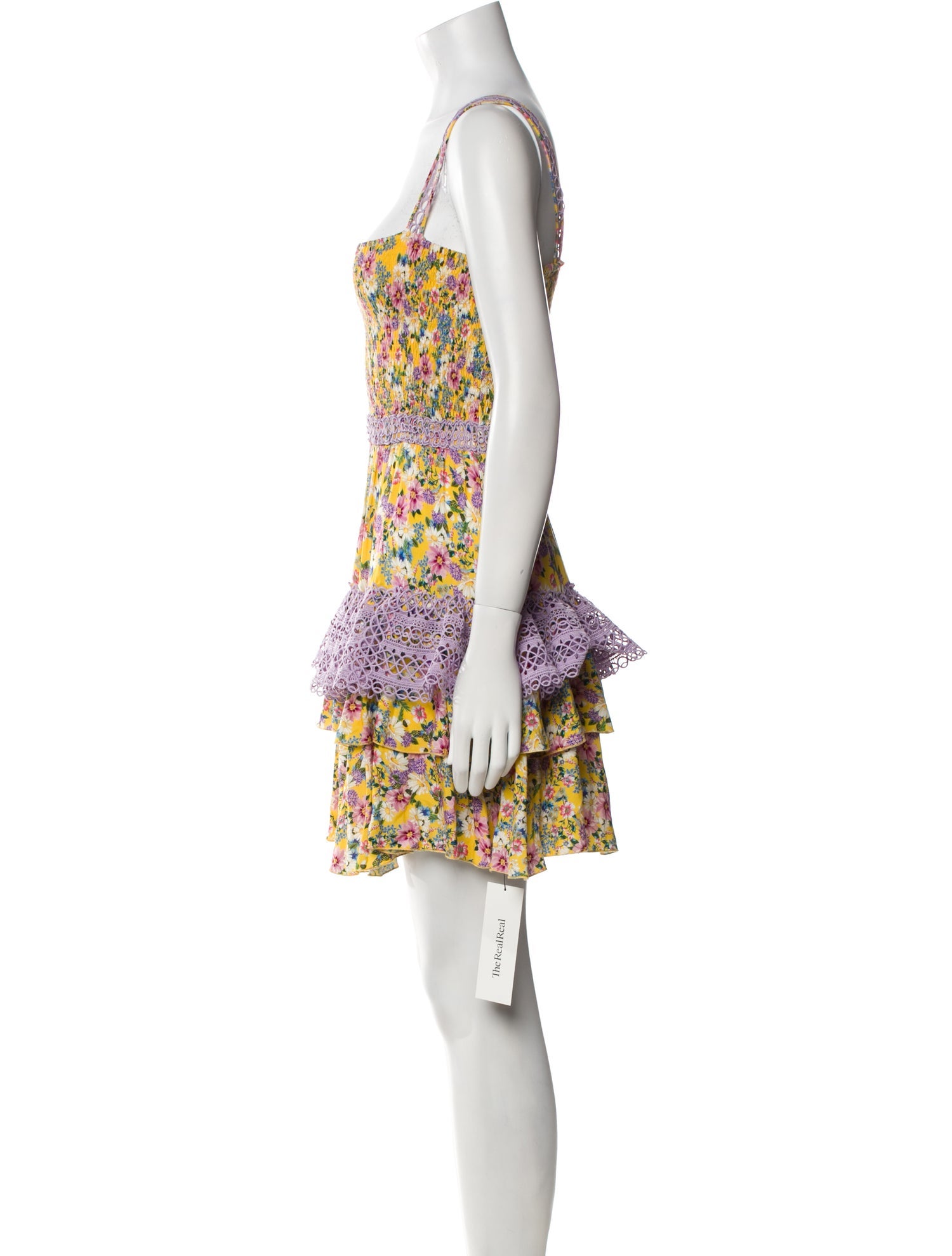 Charo Ruiz Floral Print Mini Dress