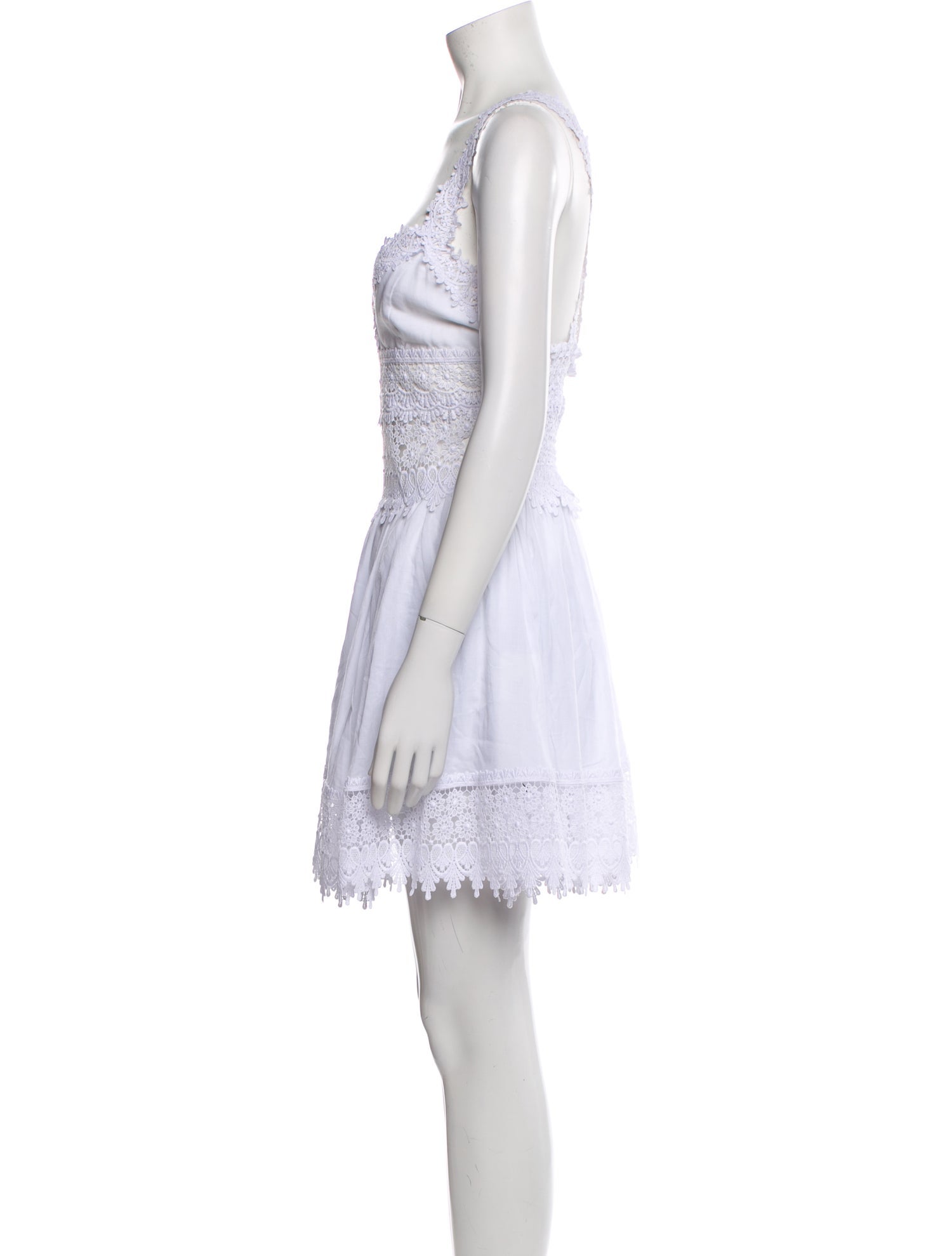 Charo Ruiz V-Neck Mini Dress