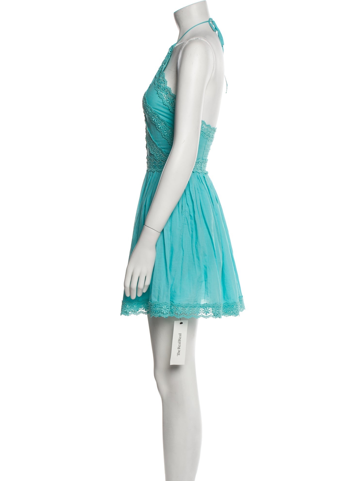 Charo Ruiz Halterneck Mini Dress