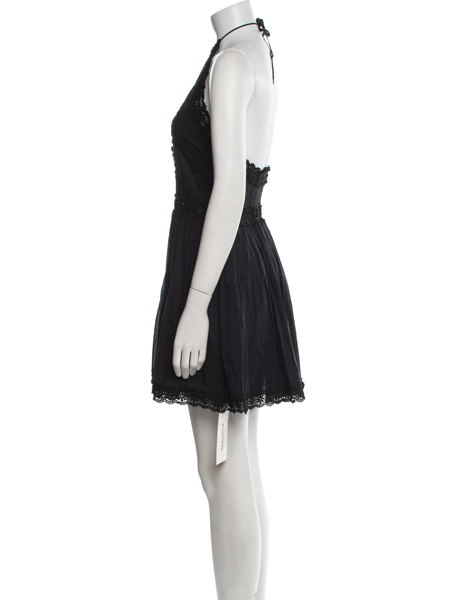 Charo Ruiz Halterneck Mini Dress