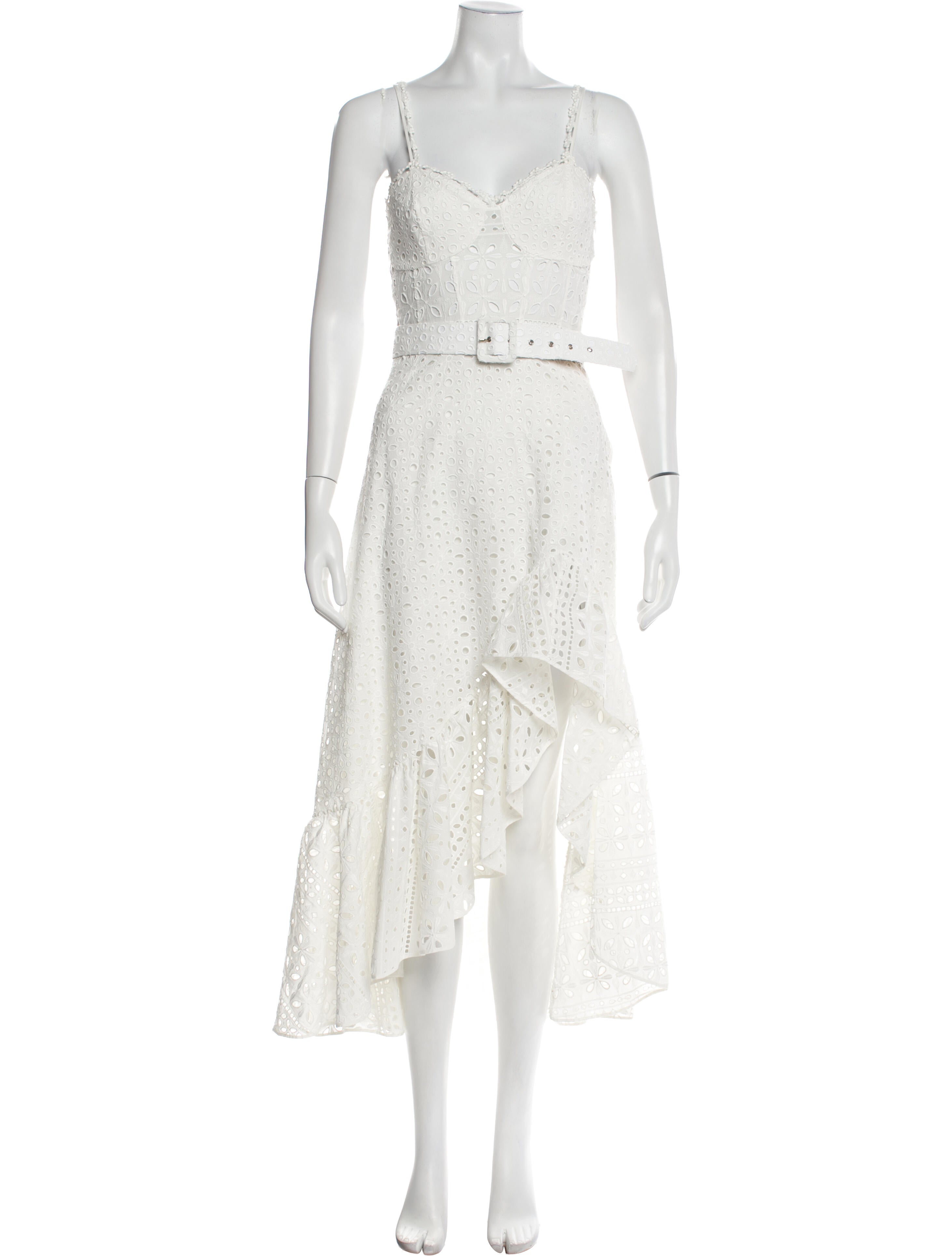 Charo Ruiz Lace Pattern Midi Length Dress