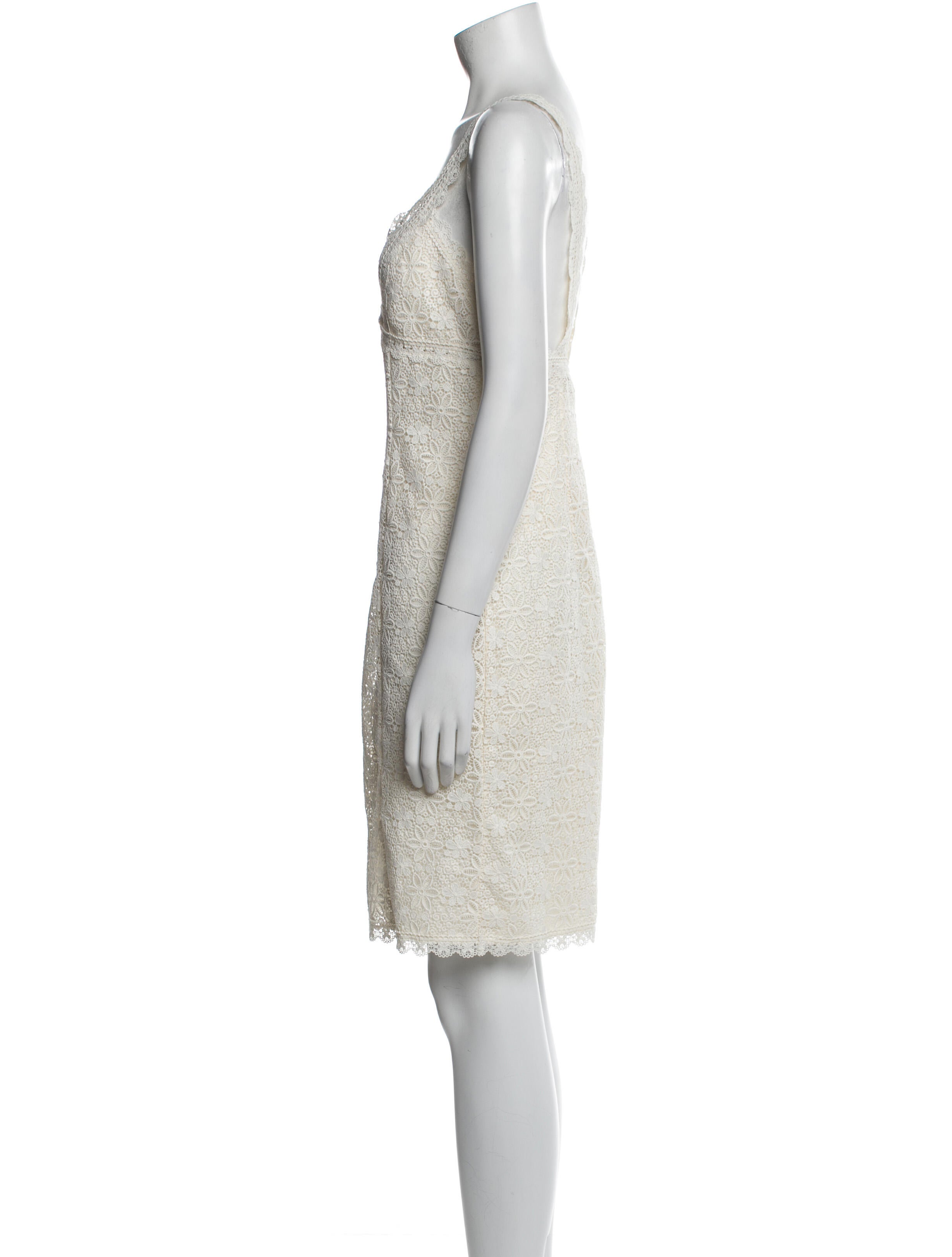 Charo Ruiz V-Neck Knee-Length Dress w/ Tags