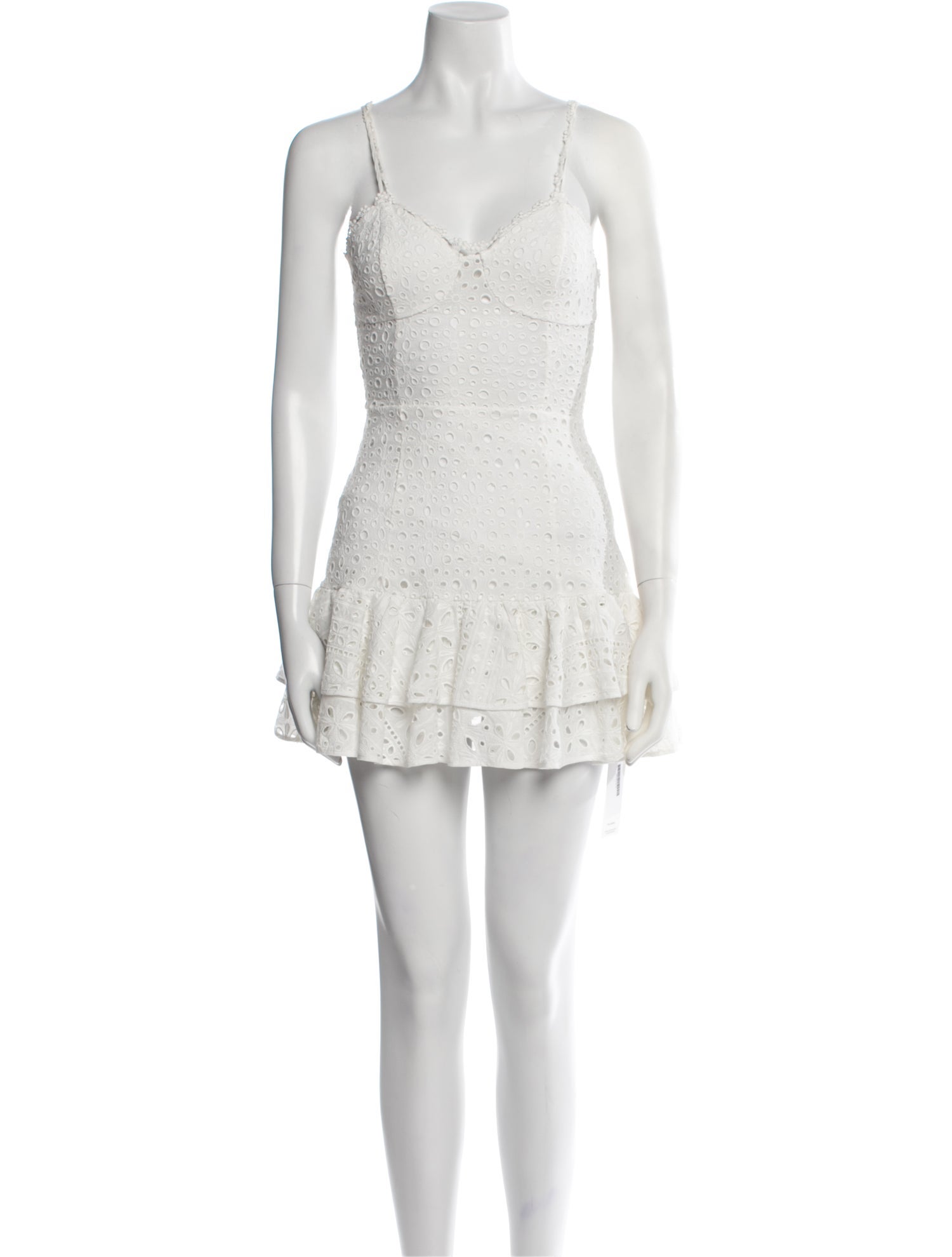 Charo Ruiz V-Neck Mini Dress