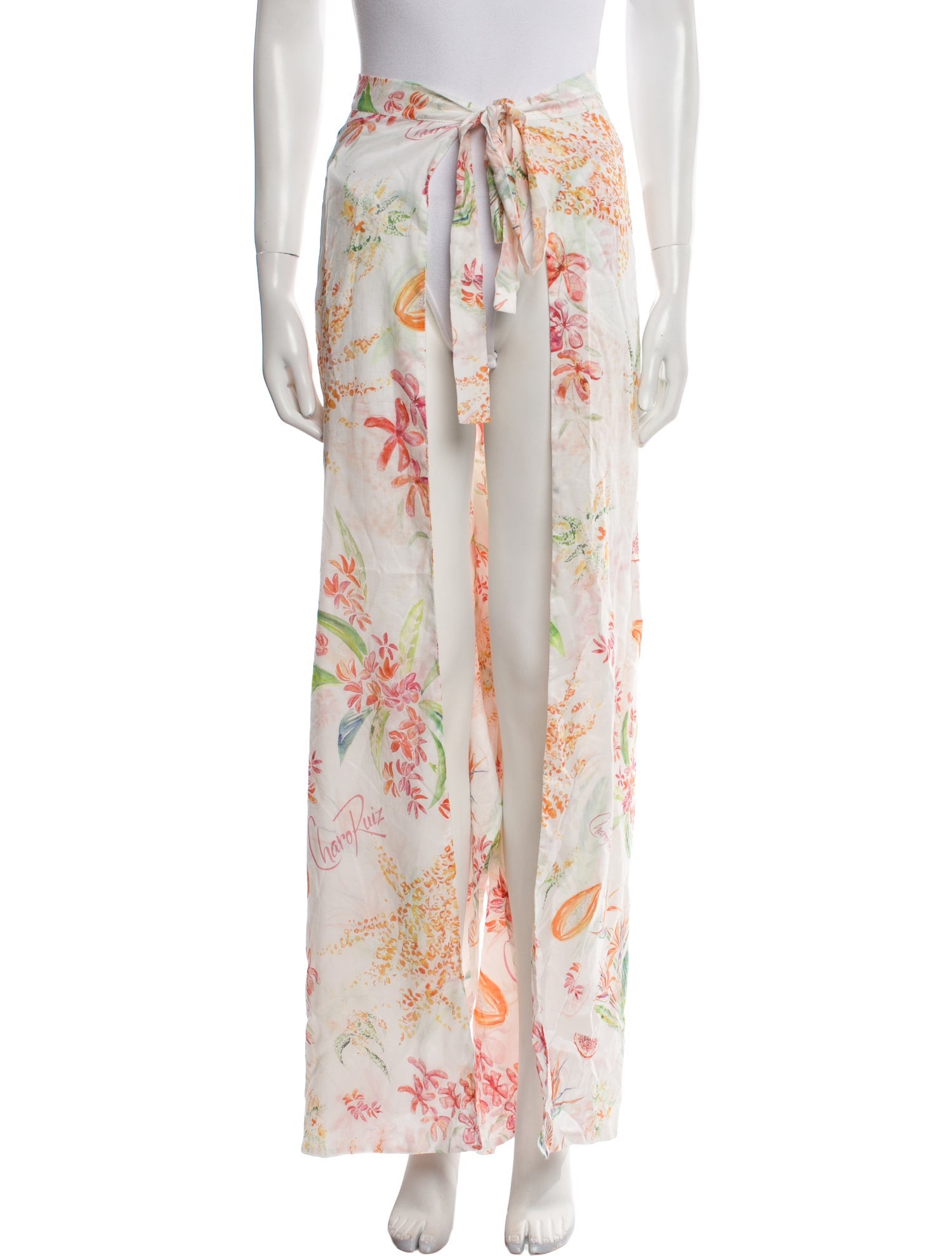 Charo Ruiz Floral Print Long Skirt w/ Tags