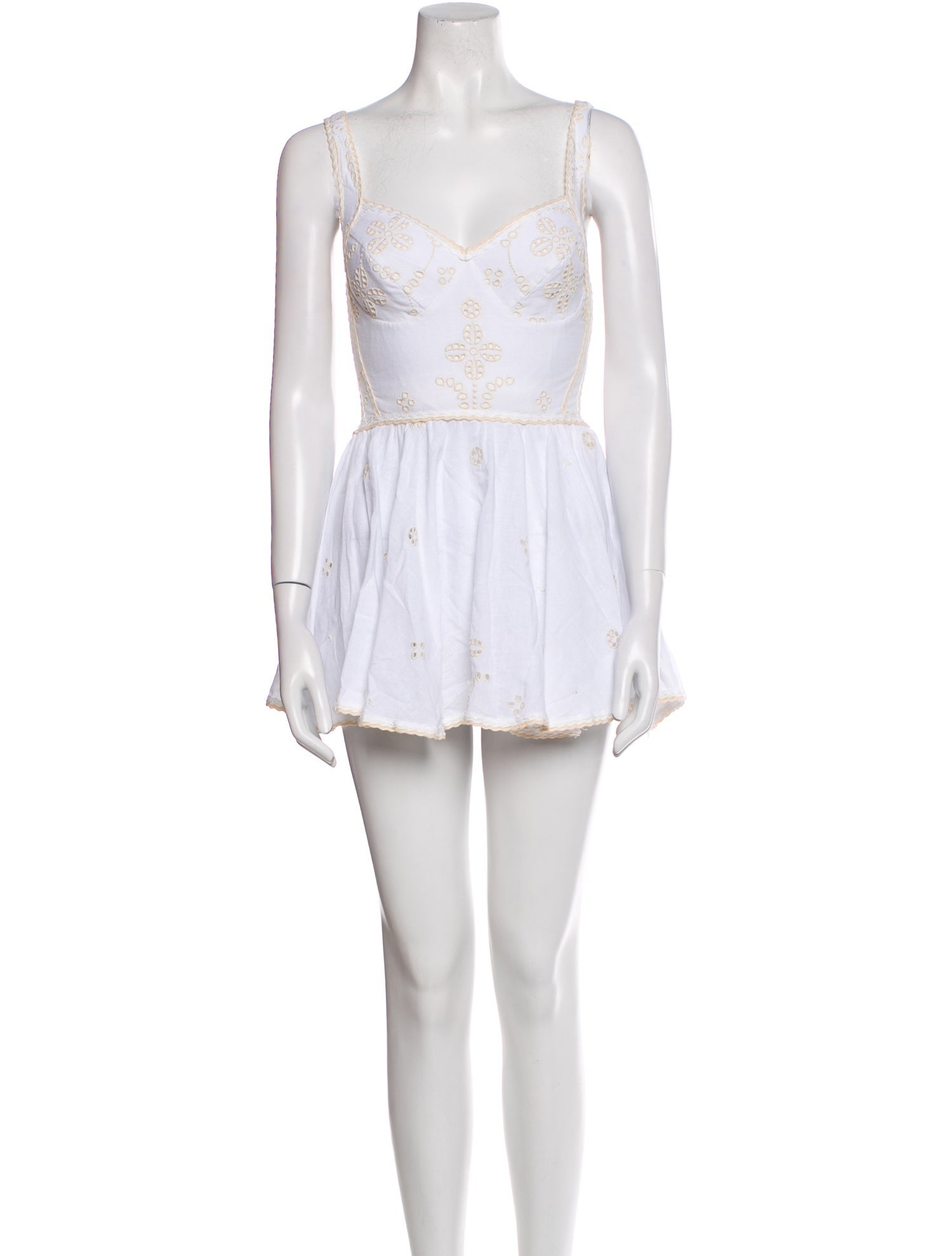 Charo Ruiz V-Neck Mini Dress