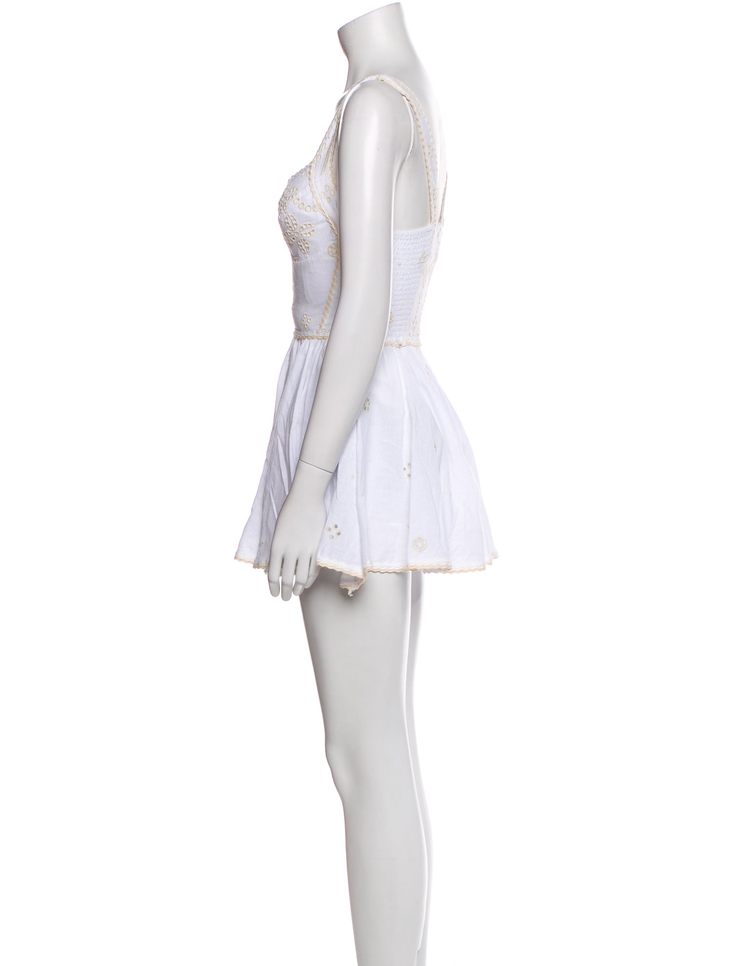 Charo Ruiz V-Neck Mini Dress