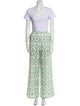 Charo Ruiz Lace Pattern Embroidered Accent Pant Set