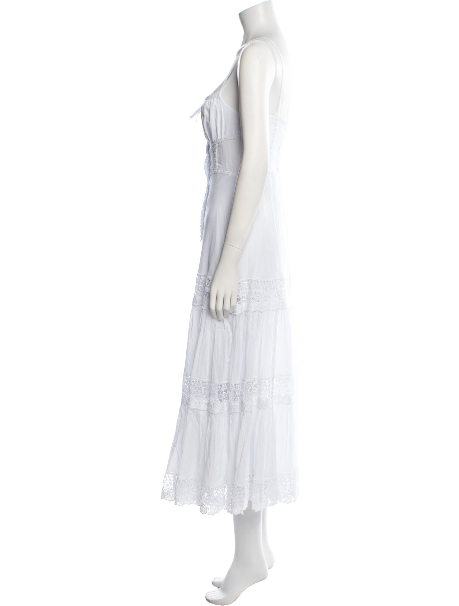 Charo Ruiz Square Neckline Long Dress