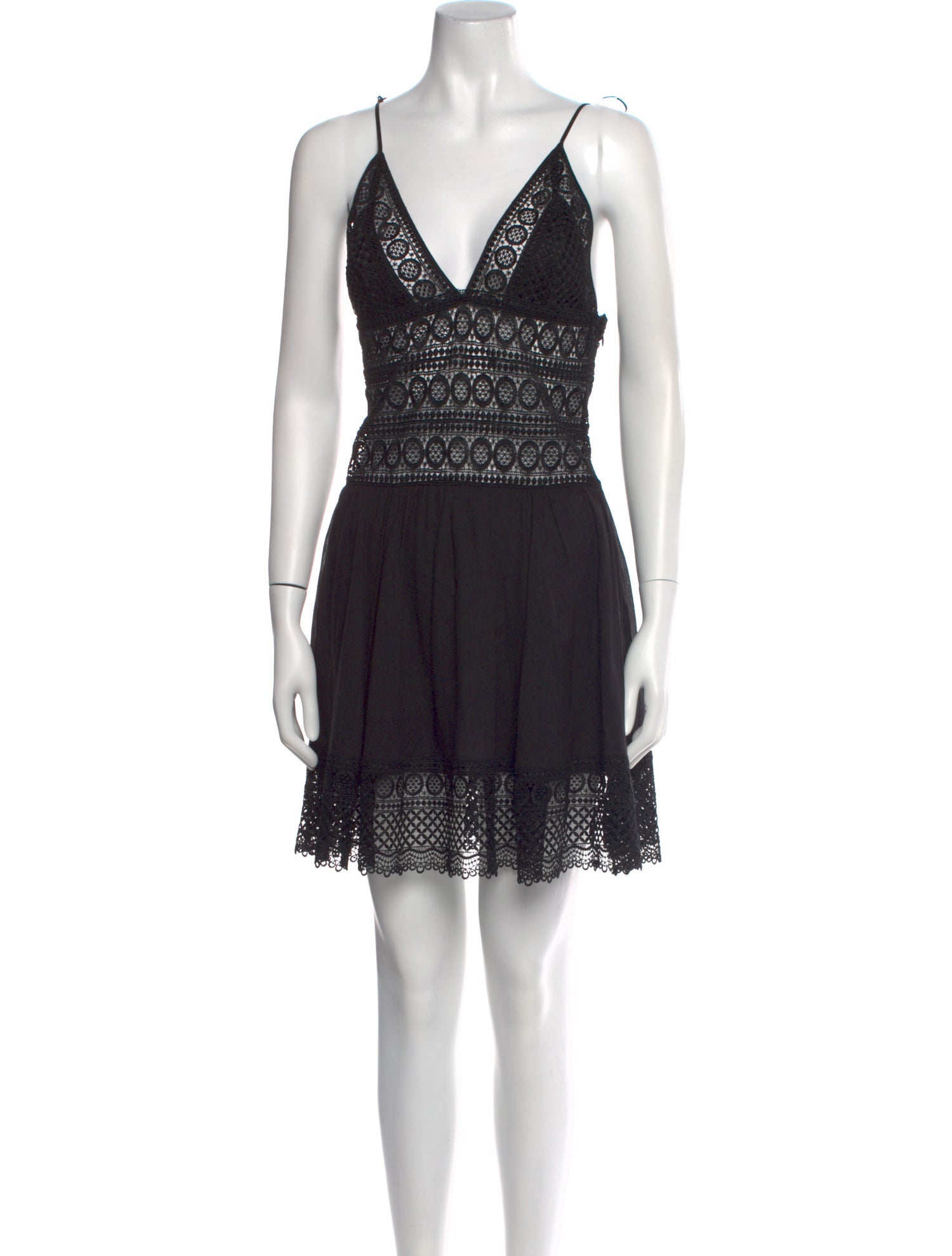 Charo Ruiz Plunge Neckline Mini Dress w/ Tags
