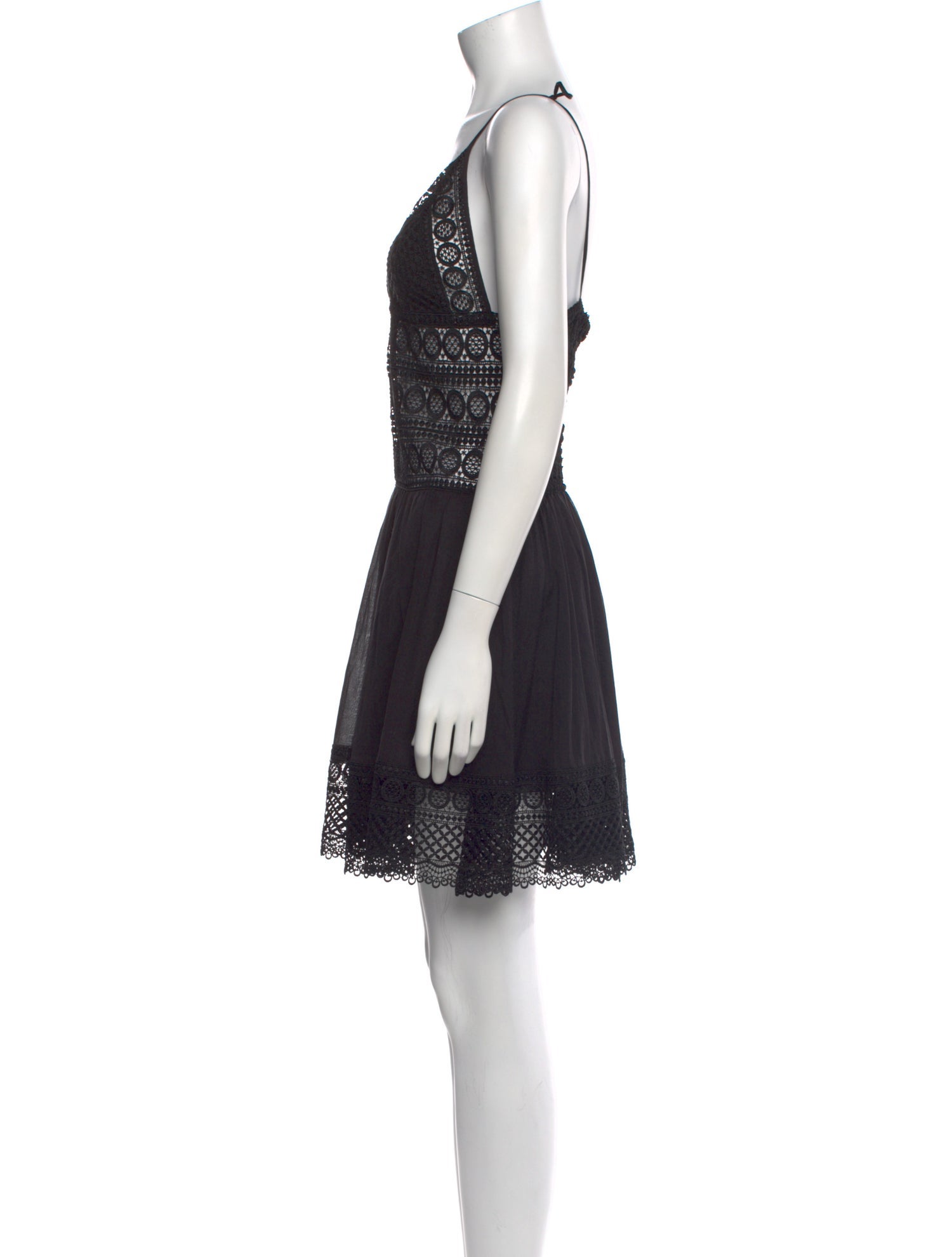 Charo Ruiz Plunge Neckline Mini Dress w/ Tags