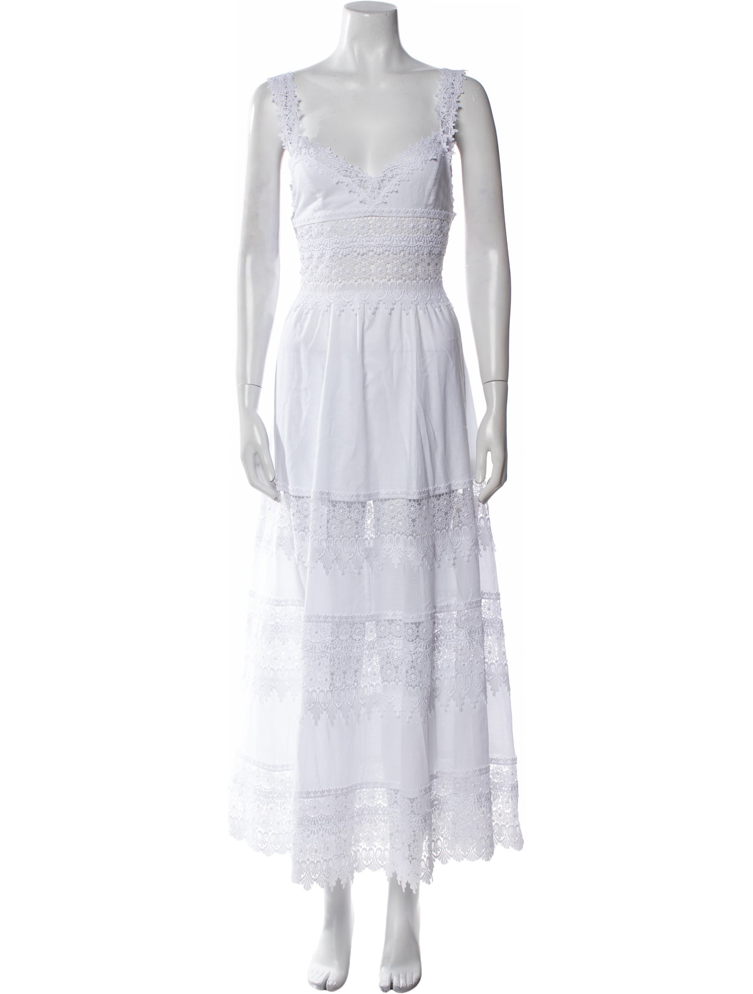 Charo Ruiz Square Neckline Long Dress