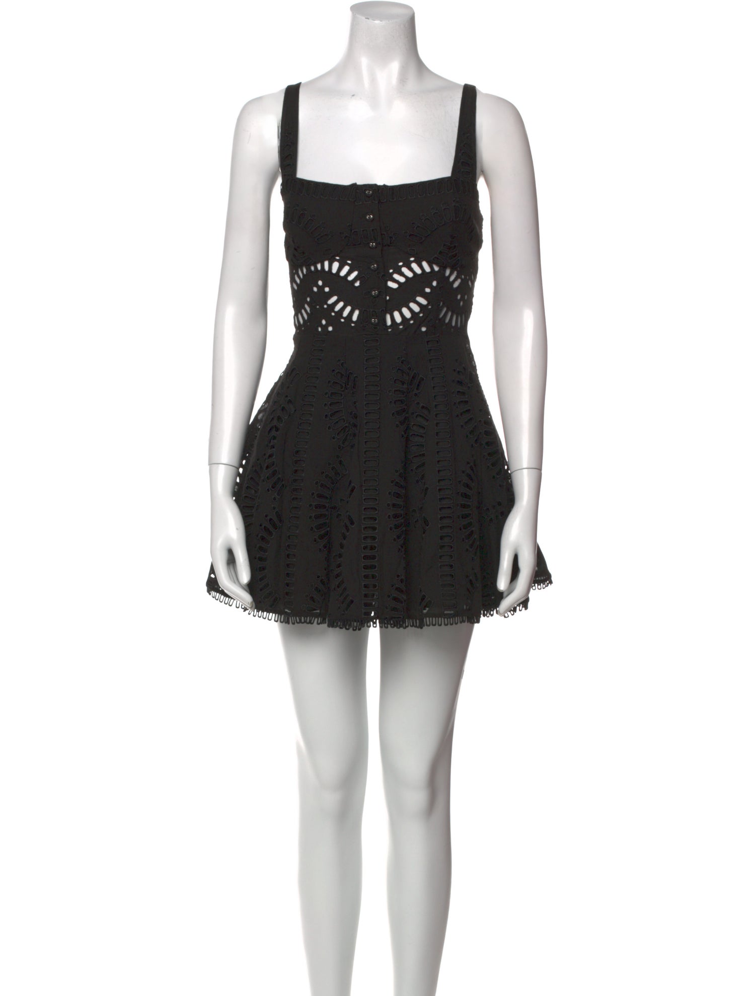 Charo Ruiz Square Neckline Mini Dress