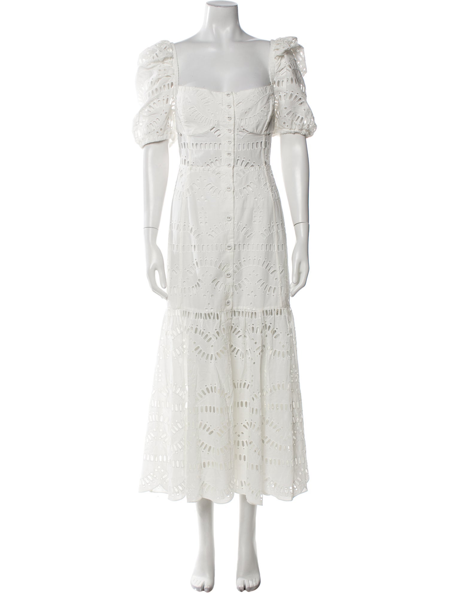 Charo Ruiz Square Neckline Long Dress w/ Tags