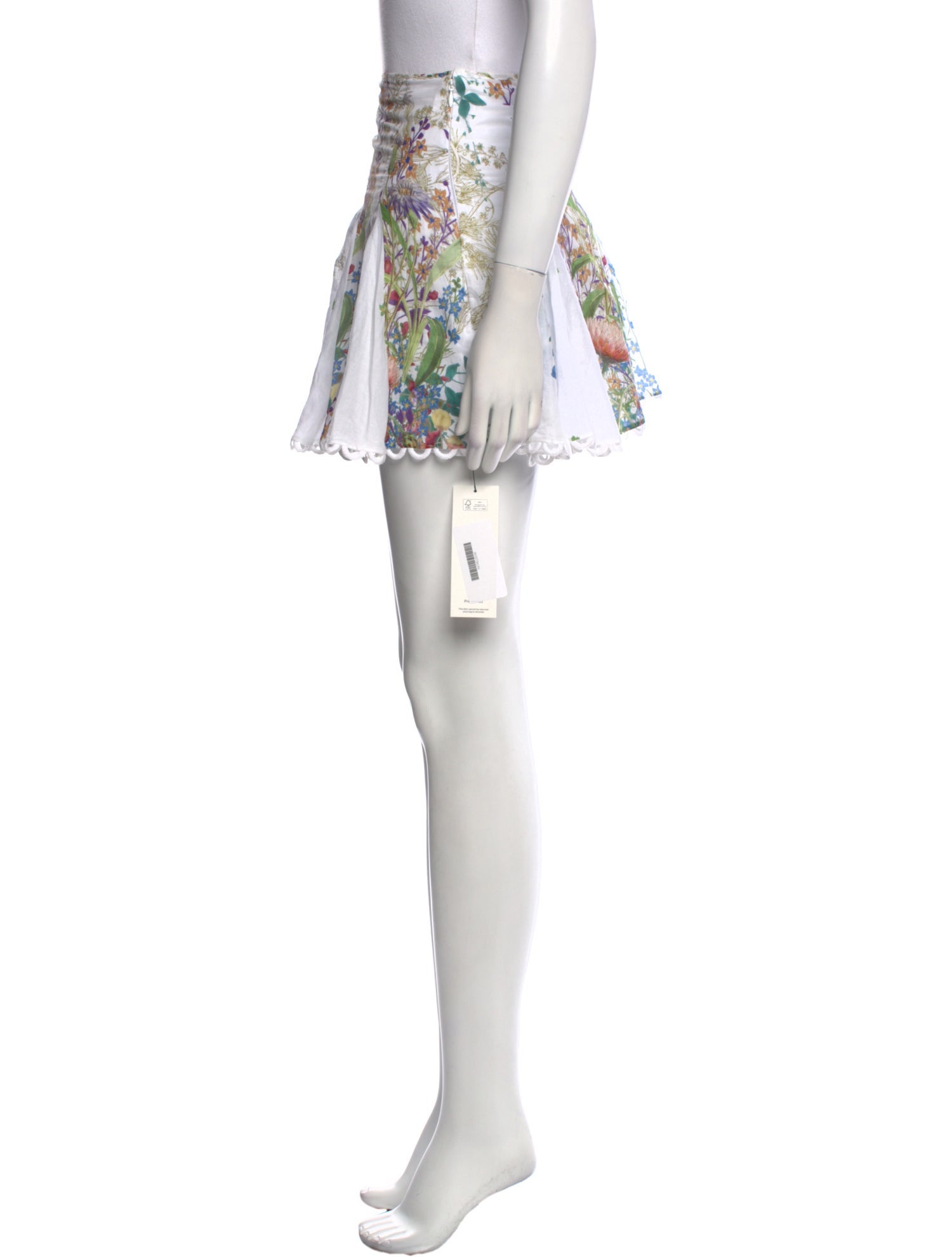 Charo Ruiz Floral Print Mini Skirt