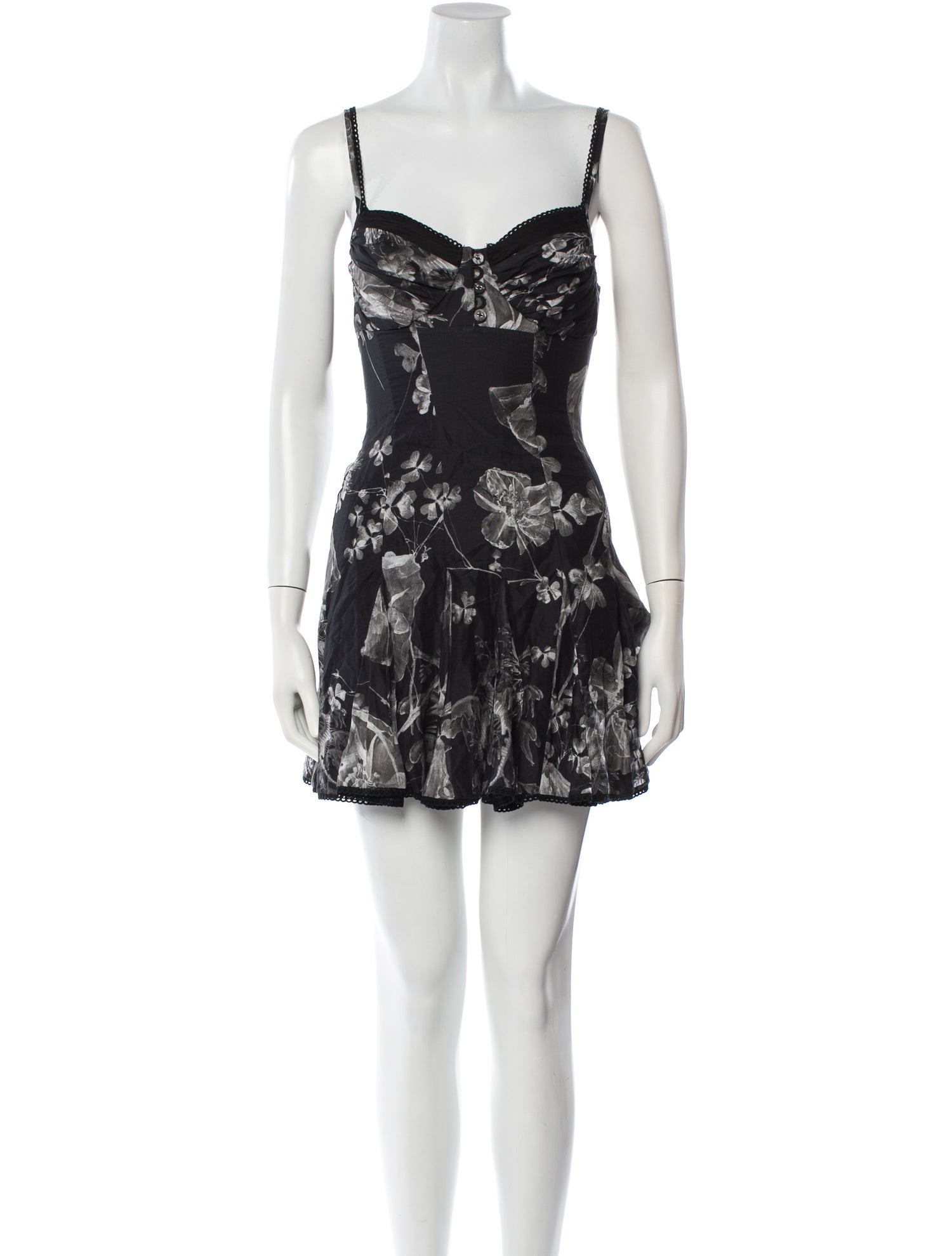 Charo Ruiz Floral Print Mini Dress
