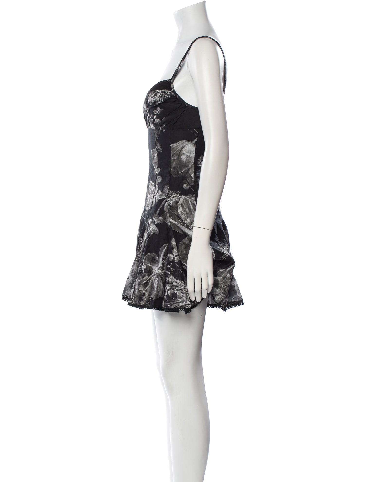 Charo Ruiz Floral Print Mini Dress