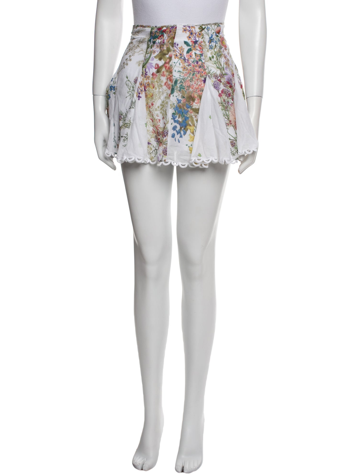 Charo Ruiz Floral Print Mini Skirt