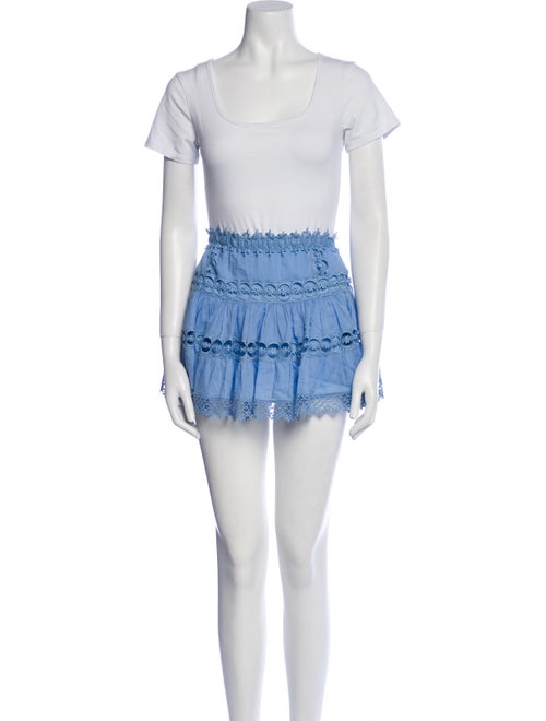 Charo Ruiz Lace Pattern Skirt Set