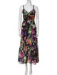 Charo Ruiz Floral Print Long Dress