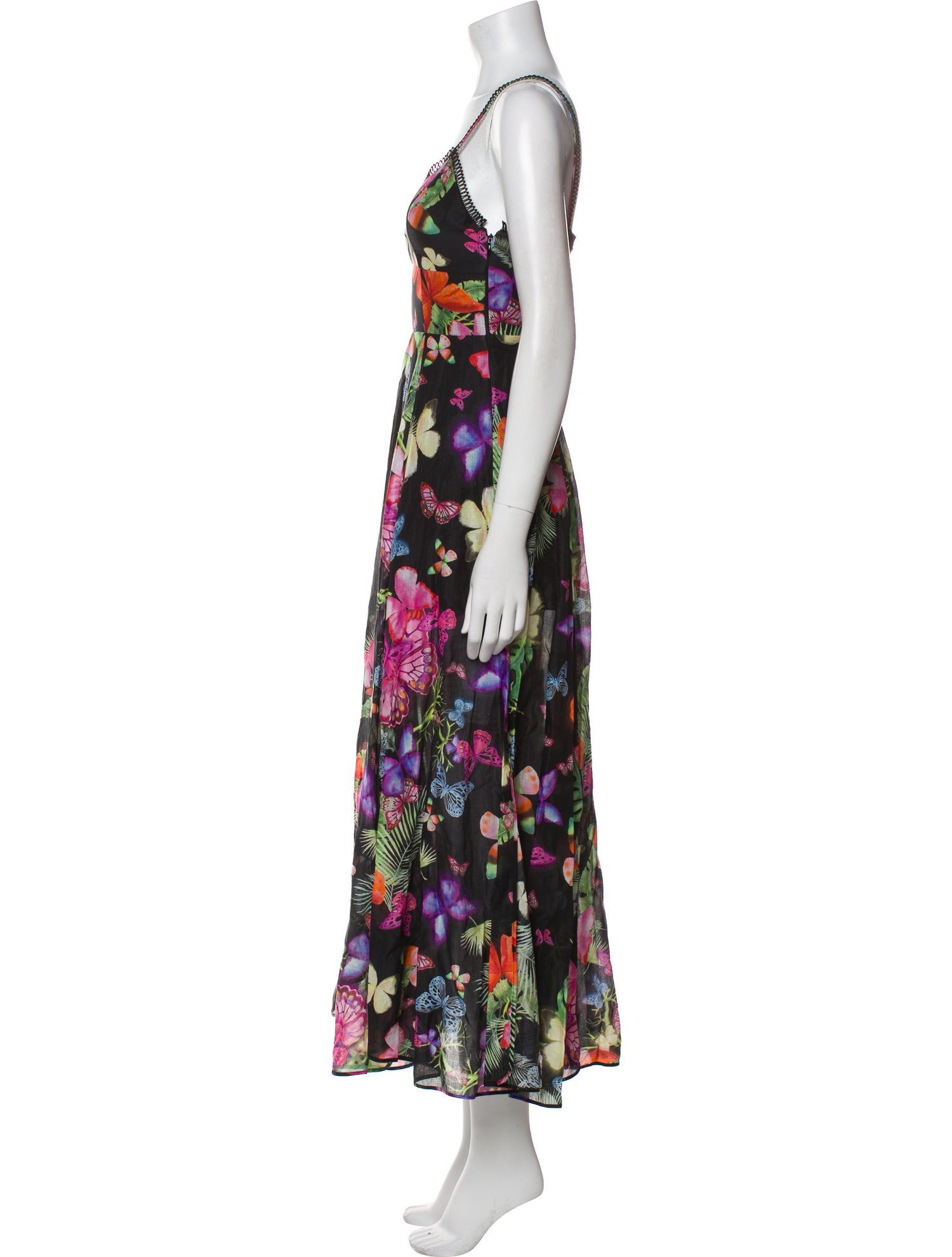 Charo Ruiz Floral Print Long Dress