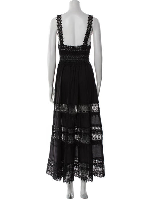 Charo Ruiz V-Neck Long Dress