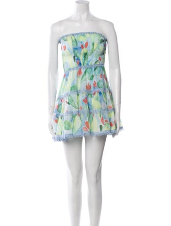 Charo Ruiz Floral Print Mini Dress