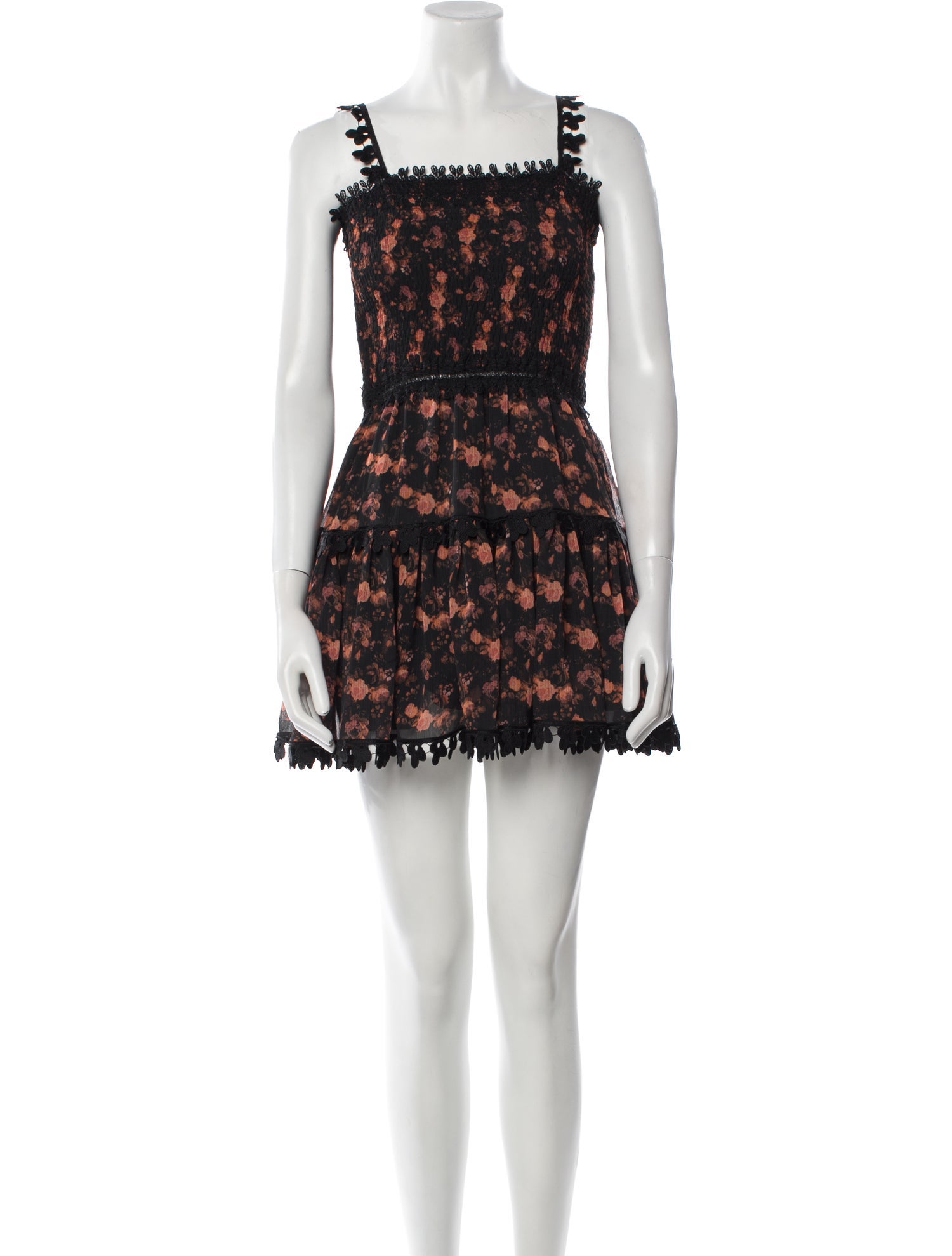 Charo Ruiz Floral Print Mini Dress