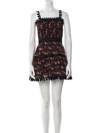 Charo Ruiz Floral Print Mini Dress