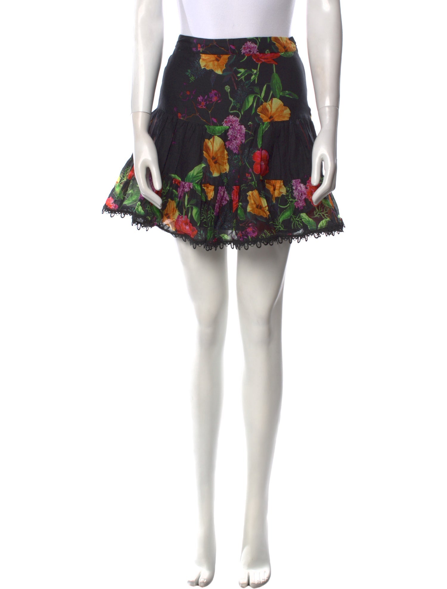 Charo Ruiz Floral Print Mini Skirt w/ Tags