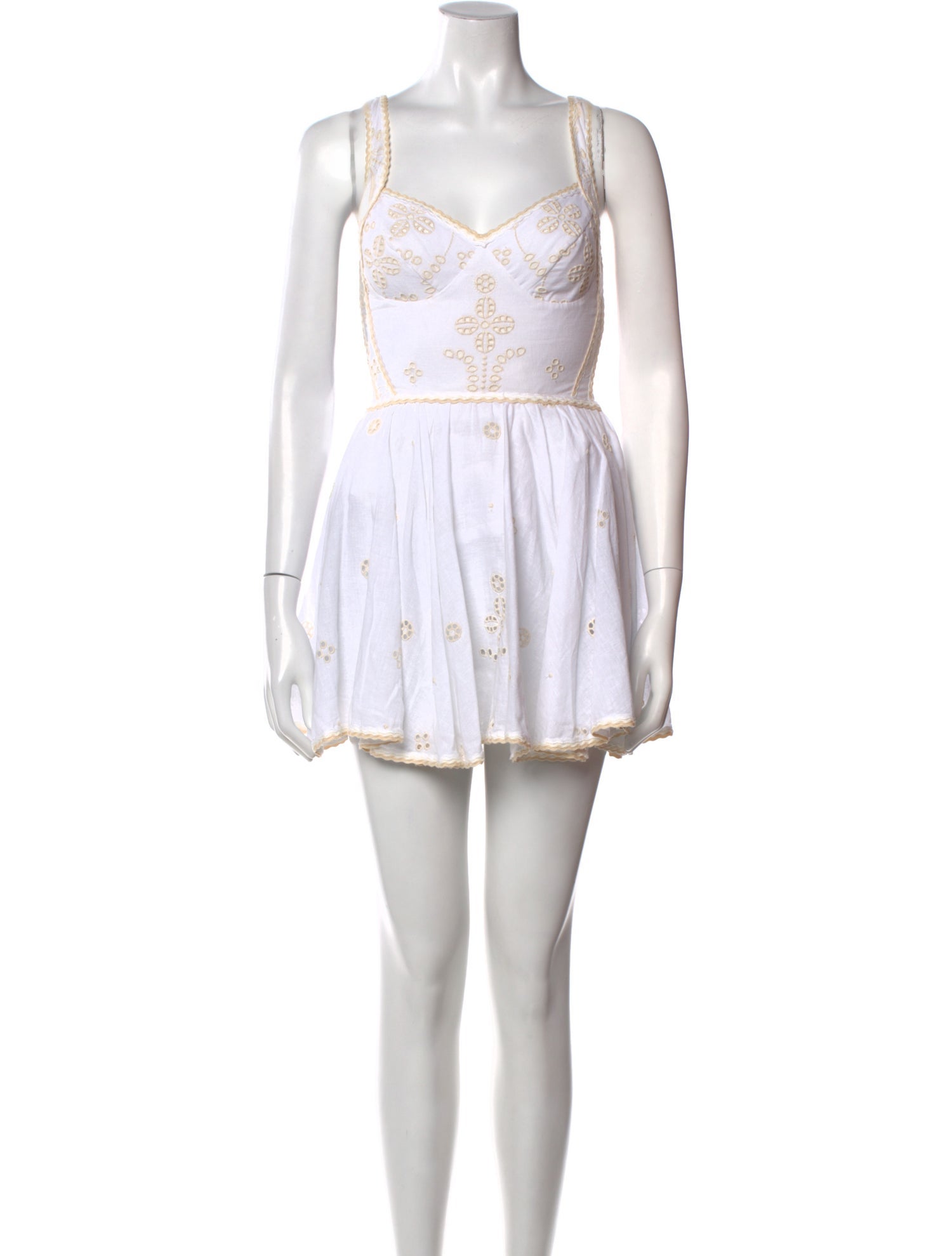 Charo Ruiz V-Neck Mini Dress