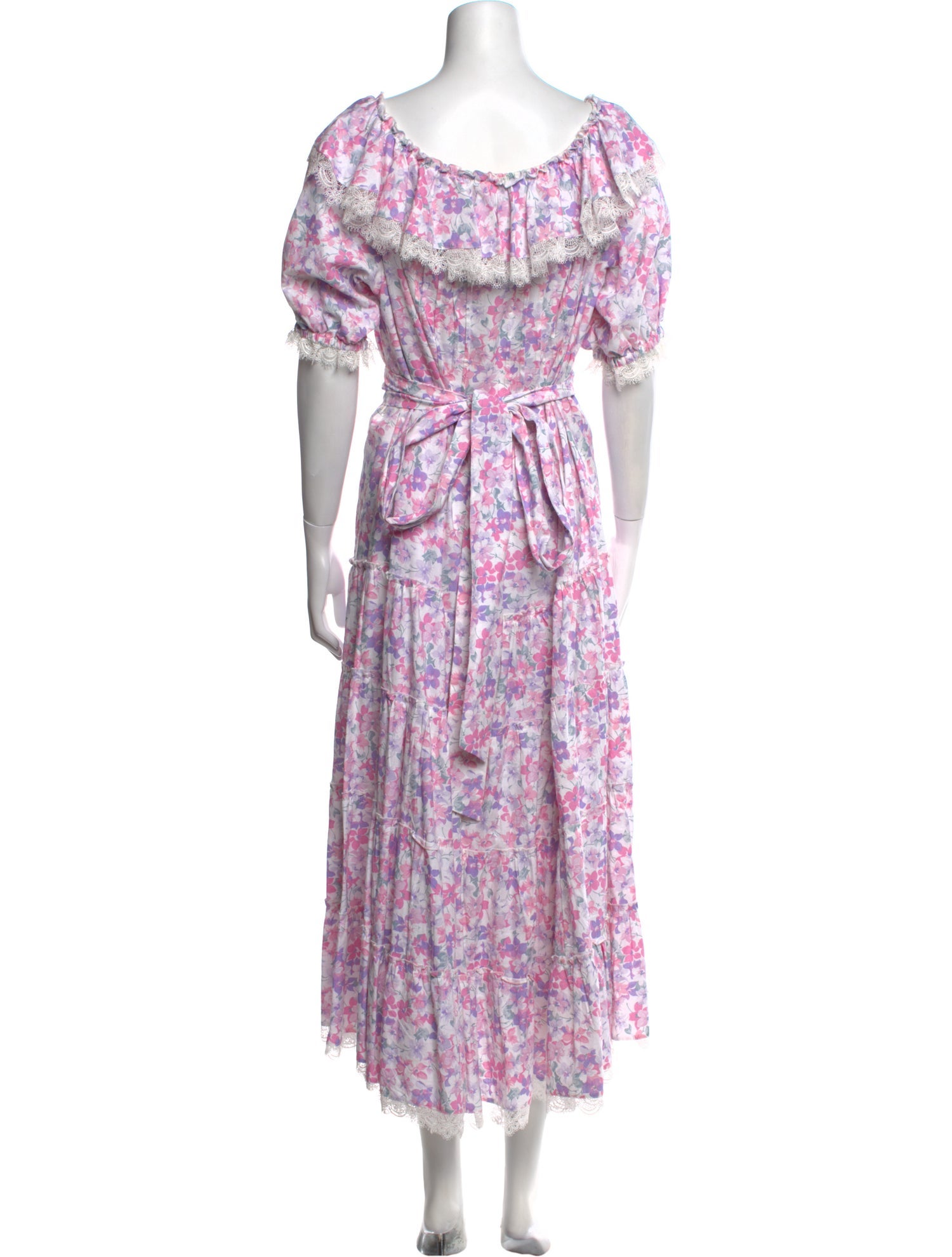 Charo Ruiz Floral Print Long Dress