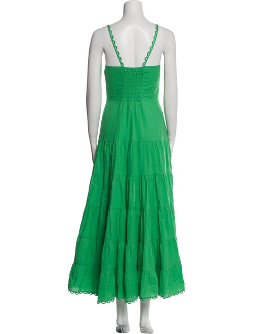 Charo Ruiz Square Neckline Midi Length Dress