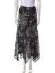Charo Ruiz Floral Print Midi Length Skirt