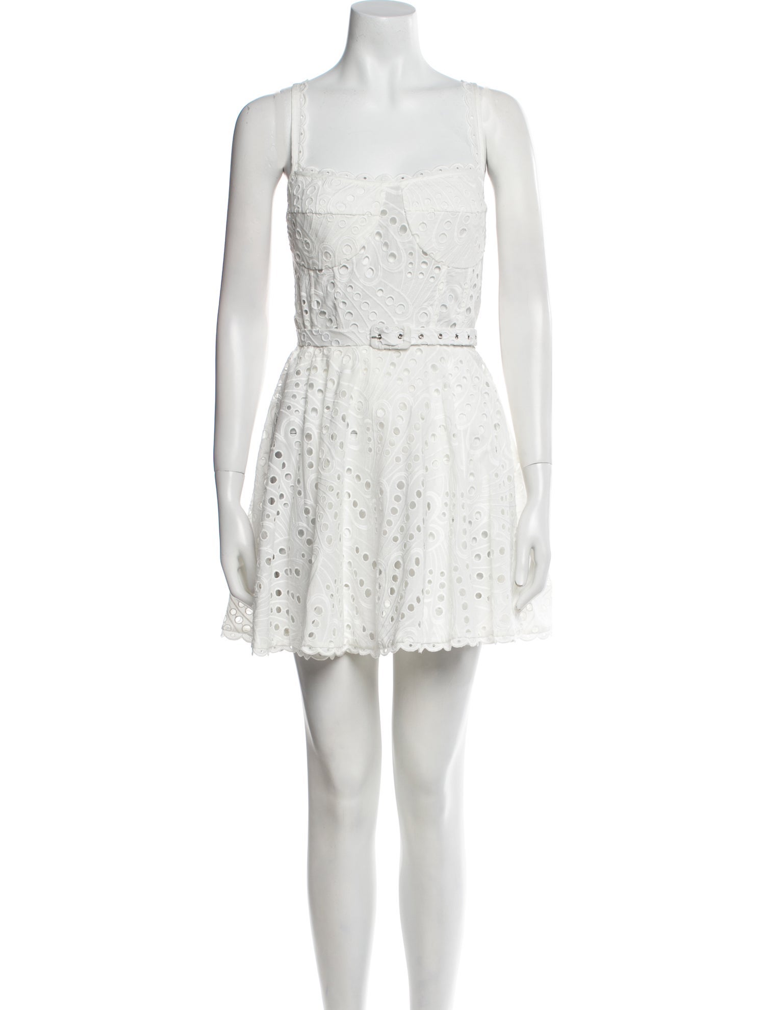Charo Ruiz Lace Pattern Mini Dress