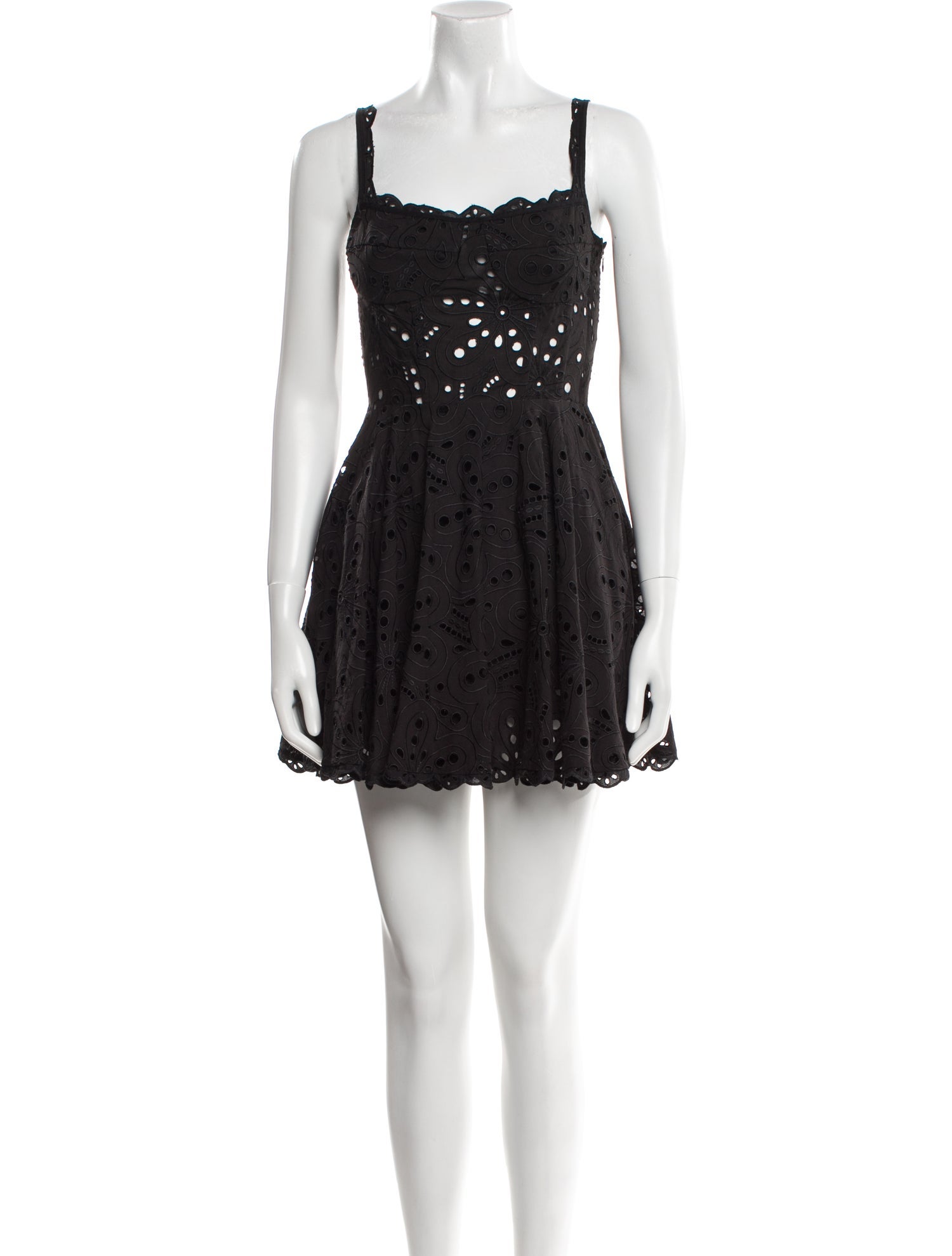 Charo Ruiz Square Neckline Mini Dress